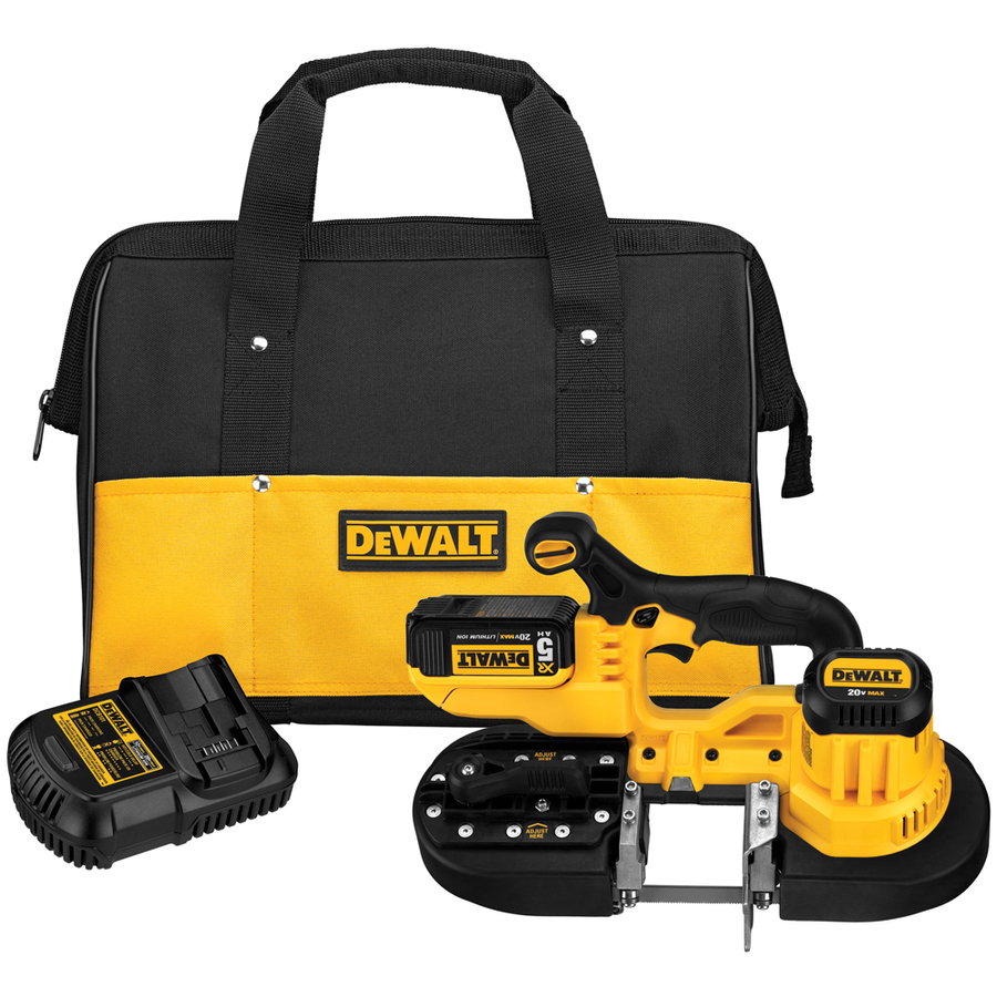 DEWALT 20-Volt 2.5-in Portable Band Saw (Case Included) in Yellow | DCS371P1