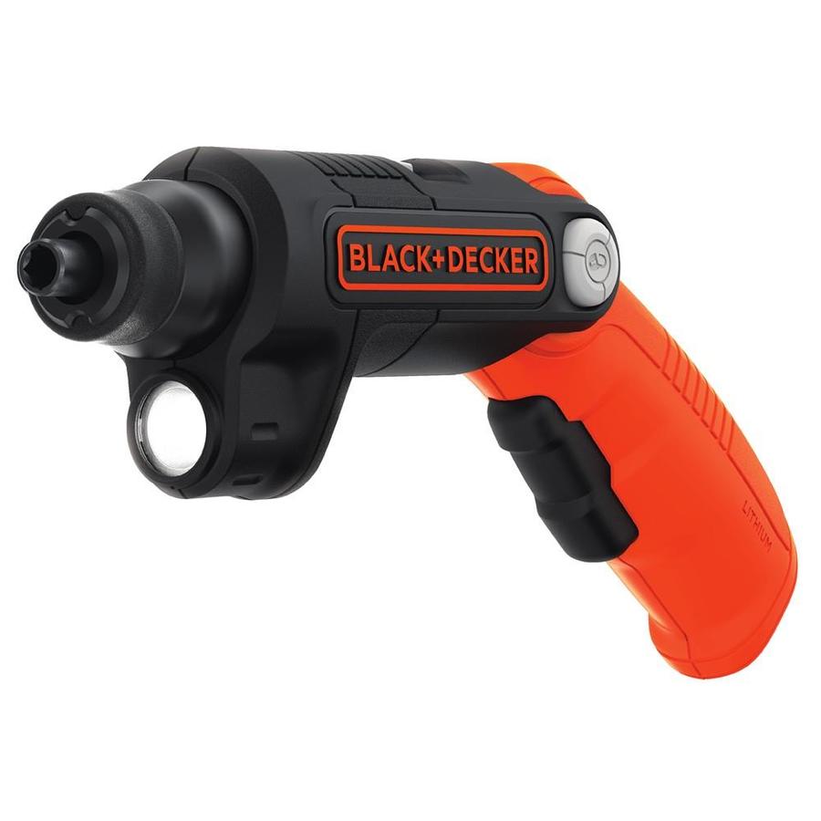 BLACK+DECKER 4-Volt Max 3/8-in Cordless Screwdriver (1-Battery Included and Charger Included) | BDCSFL20C
