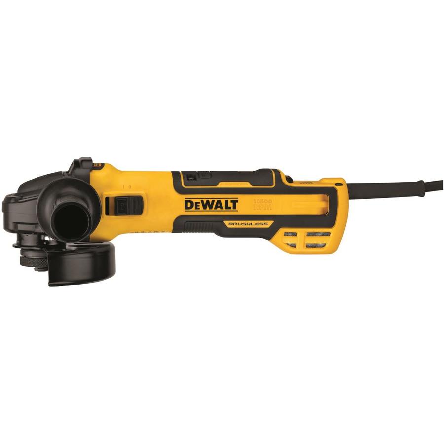 DEWALT 5-in 13-Amp Sliding Switch Brushless Corded Angle Grinder | DWE43231VS
