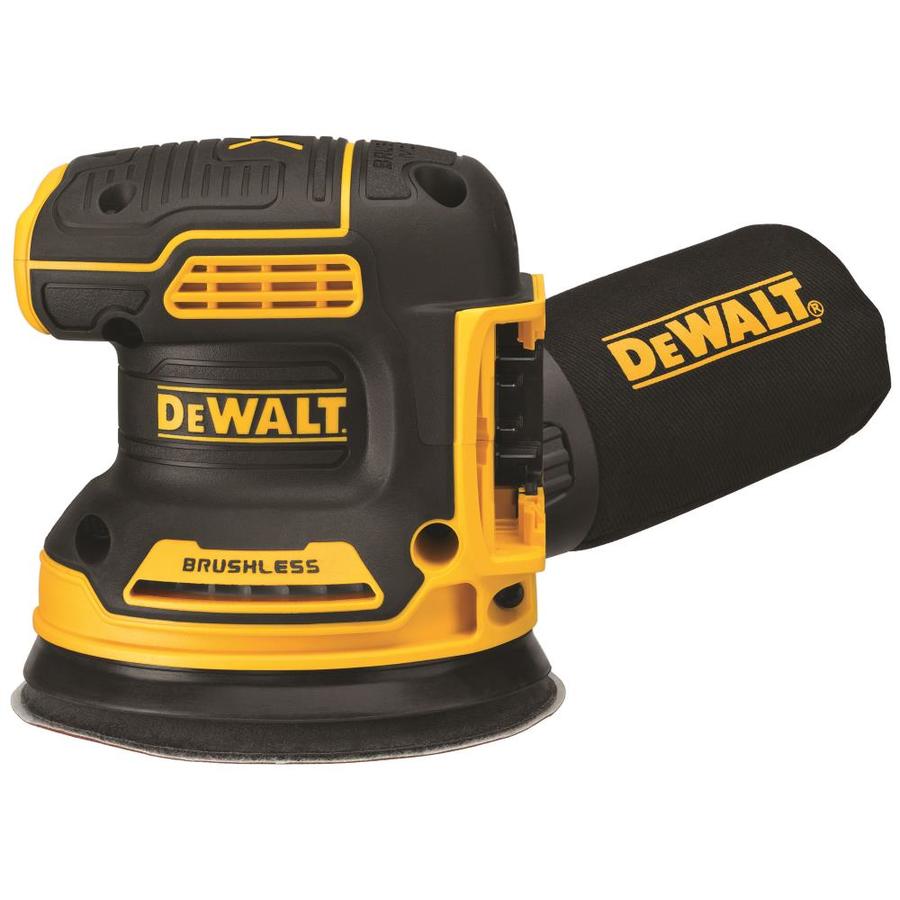 DEWALT 20-Volt Brushless Cordless Random Orbital Sander with Bag Rubber | DCW210B