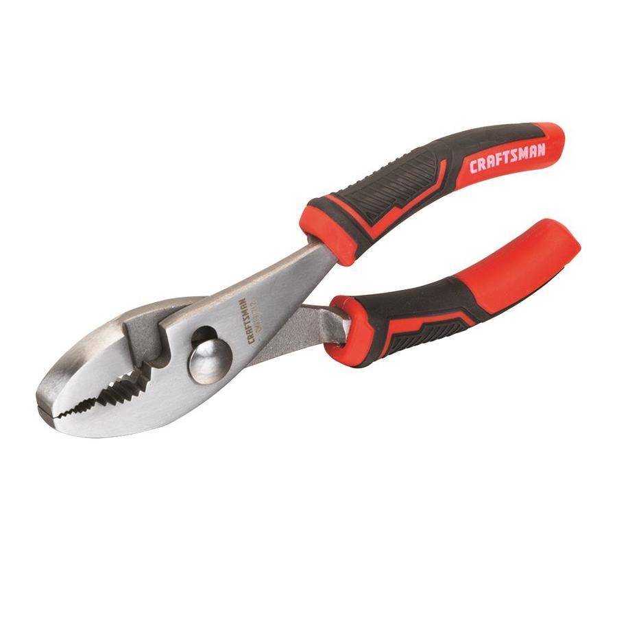 CRAFTSMAN 6-in Slip Joint Pliers with Wire Cutter in Red | CMHT81712
