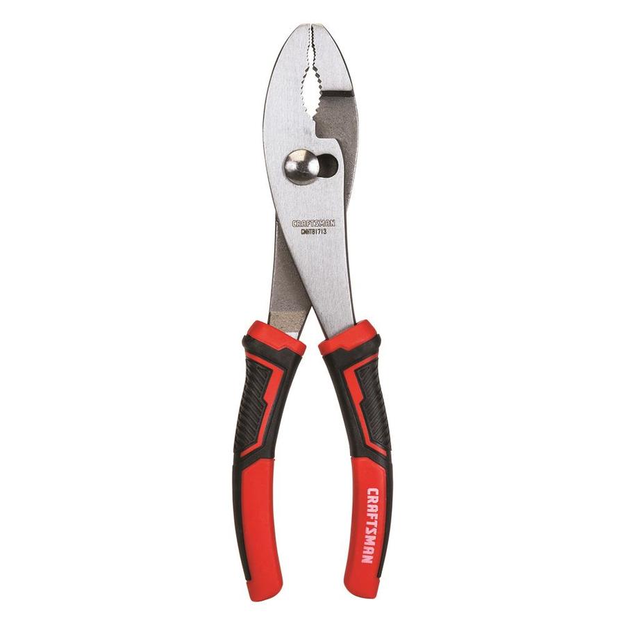 CRAFTSMAN 8-in Slip Joint Pliers with Wire Cutter in Red | CMHT81713