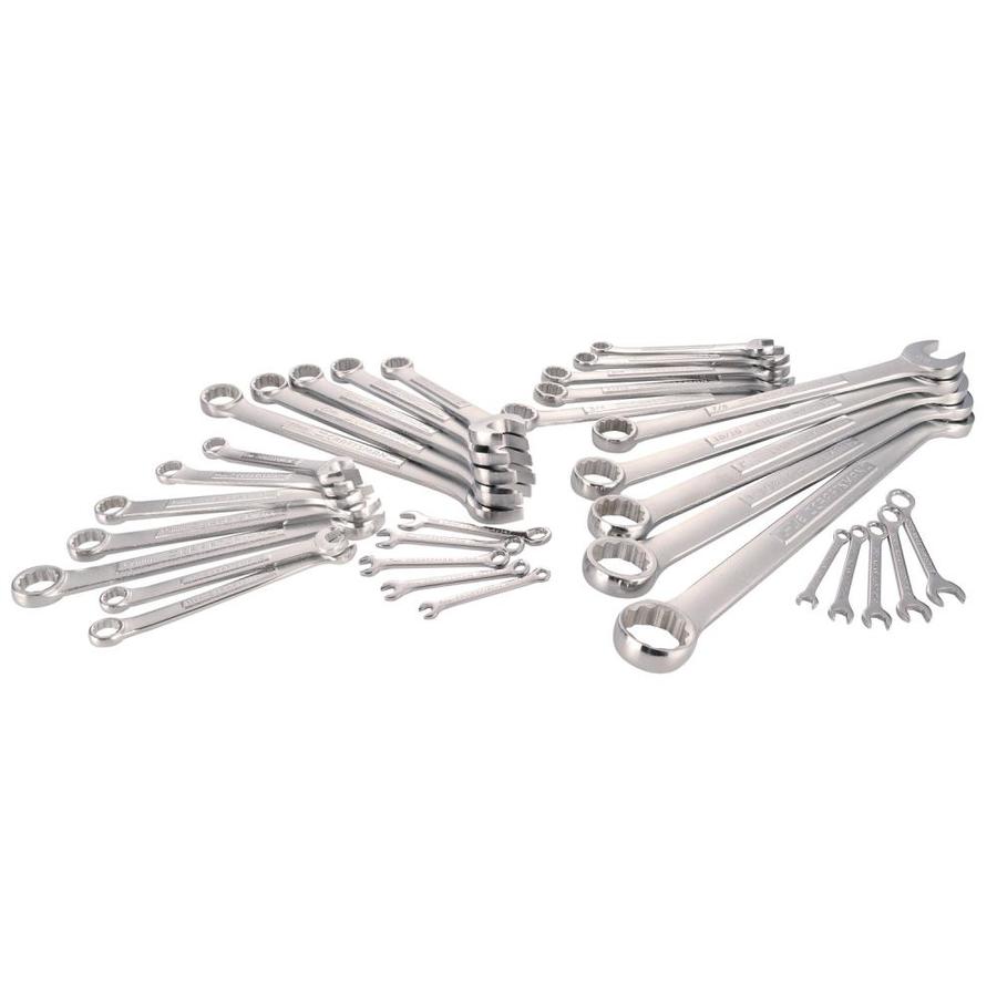 CRAFTSMAN 32-Piece 12-Point Standard (SAE) and Metric Combination Standard Combination Wrench Set | CMMT12080