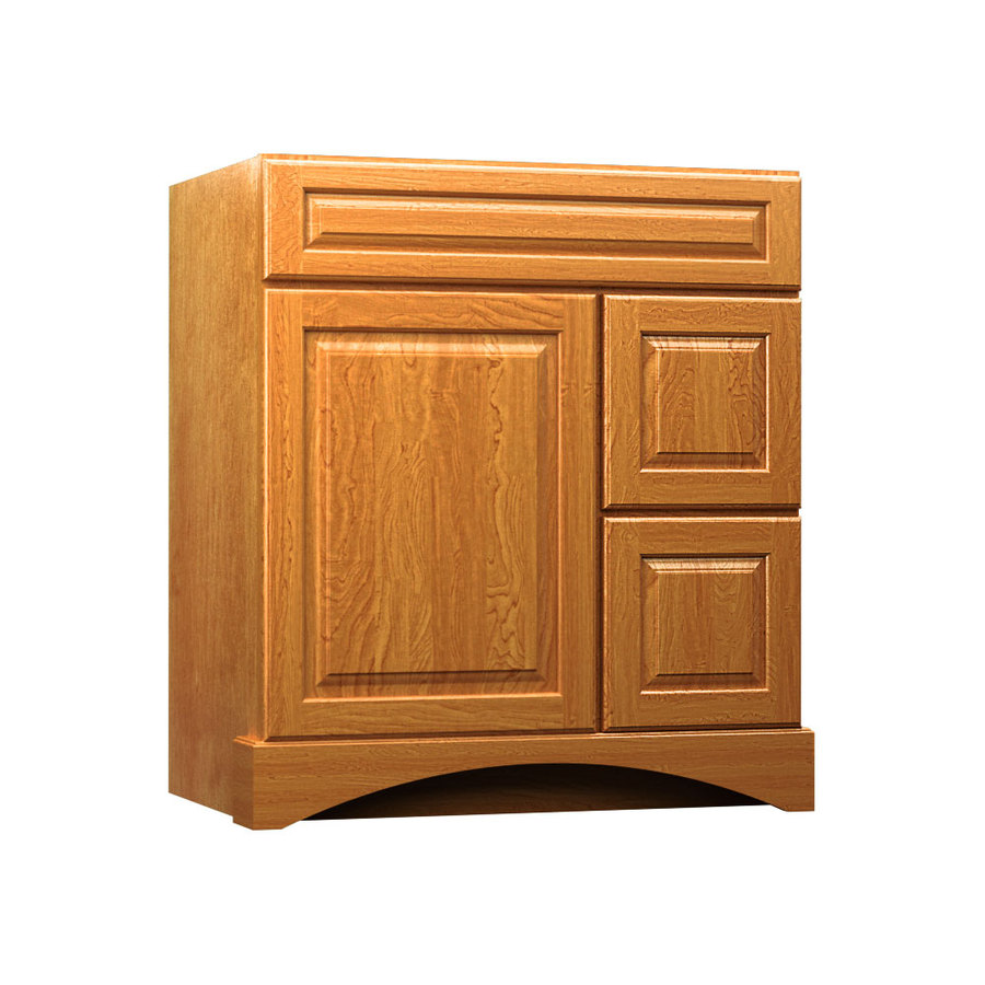 KraftMaid Summerfield Montclair 30 in x 18 in Praline Casual Bathroom Vanity