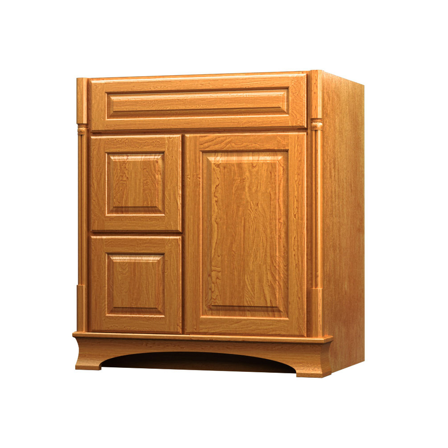 KraftMaid Chambord Montclair Praline Traditional Bathroom Vanity (Common 30 in x 21 in; Actual 30 in x 21 in)