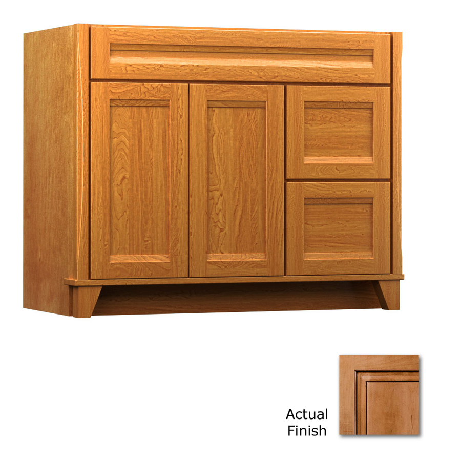 KraftMaid Tribecca Sonata 42 in x 21 in Ginger Contemporary Bathroom Vanity