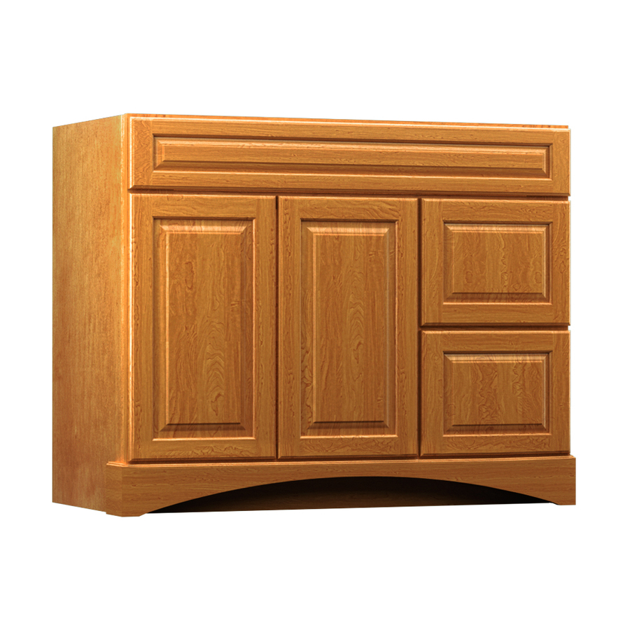 KraftMaid Summerfield Montclair 42 in x 21 in Praline Casual Bathroom Vanity