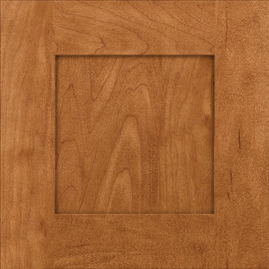 KraftMaid Durham 15 in x 15 in Praline Maple Square Cabinet Sample