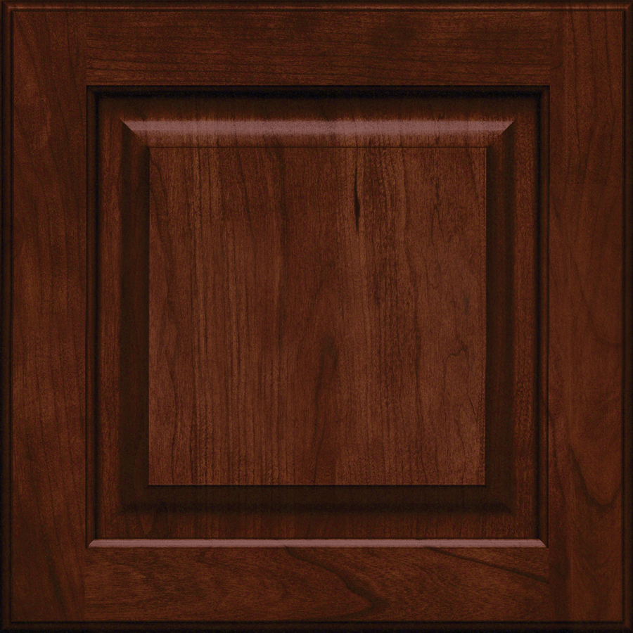 KraftMaid Montclair 15 in x 15 in Kaffe Cherry Square Cabinet Sample