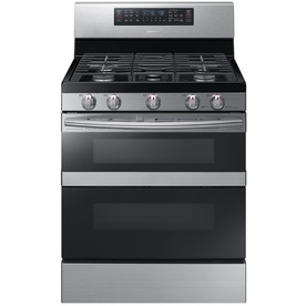 Double Oven Gas Ranges At Lowes Display Product Reviews For Flex Duo 5 Burner Freestanding 8 Cu Ft Convection Gas