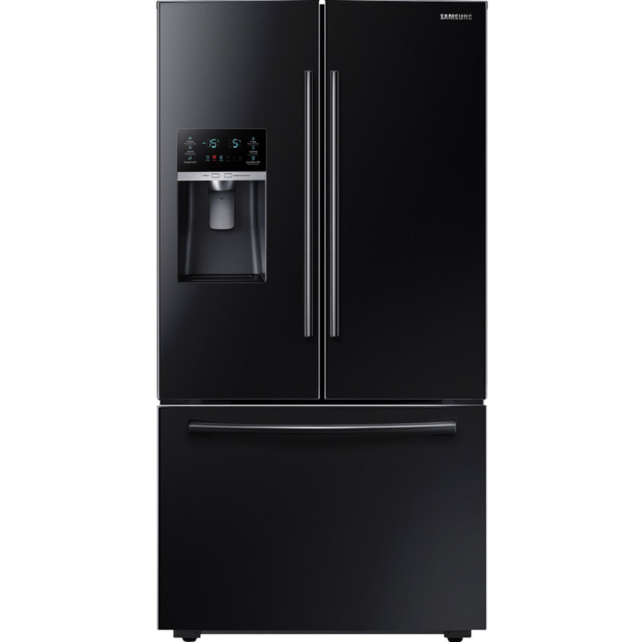 Samsung 28.07 cu ft French Door Refrigerator with Dual Ice Maker (Black) ENERGY STAR