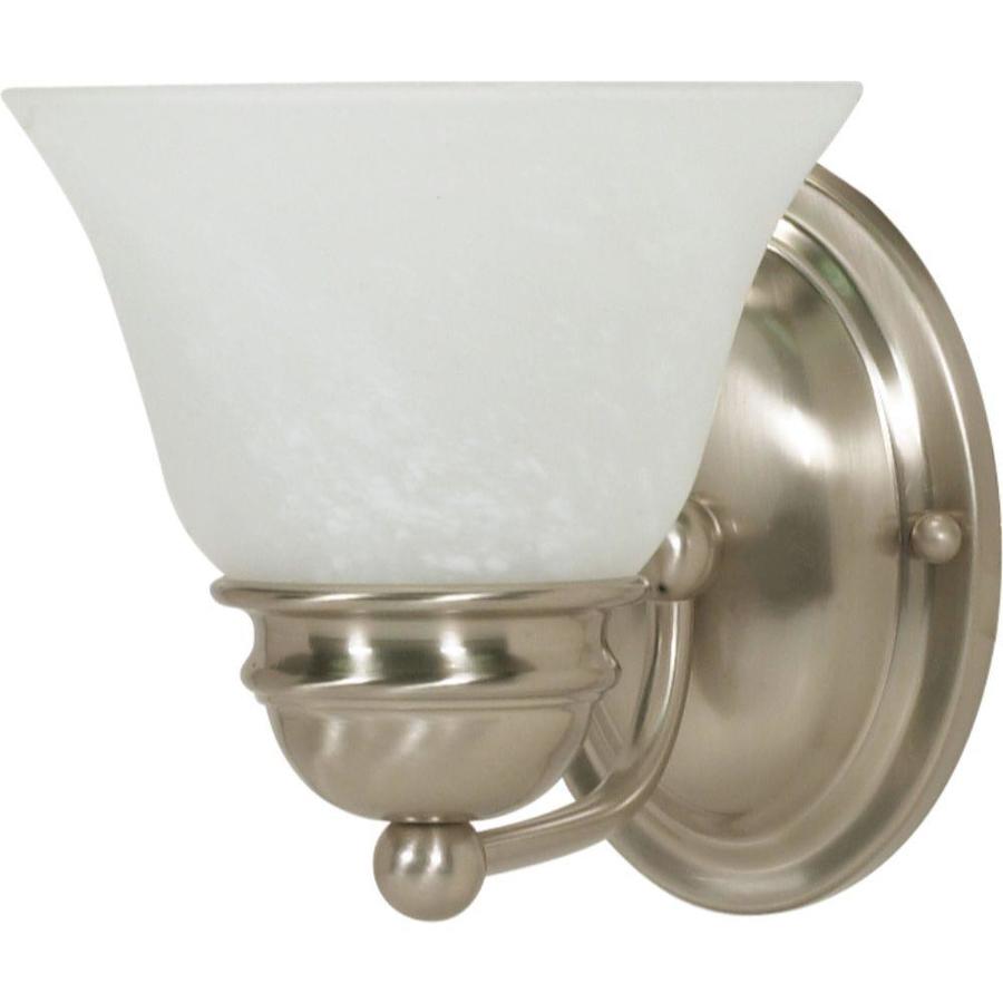 Lowe's 1-Light Nickel Traditional Vanity Light | LW-SC536009