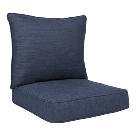 Patio Furniture Cushions At Lowes Display Product Reviews For 2 Piece Navy Deep Seat Patio Chair Cushion