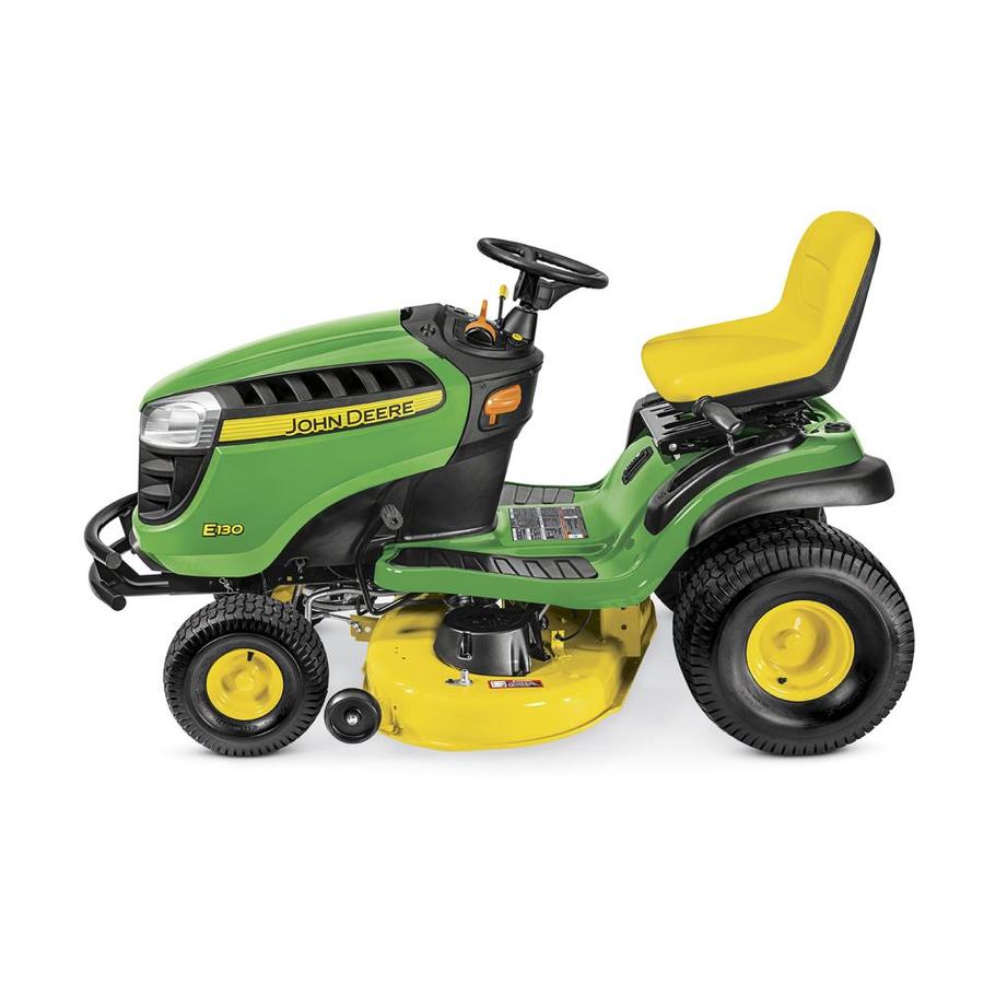 e130 john deere riding mower