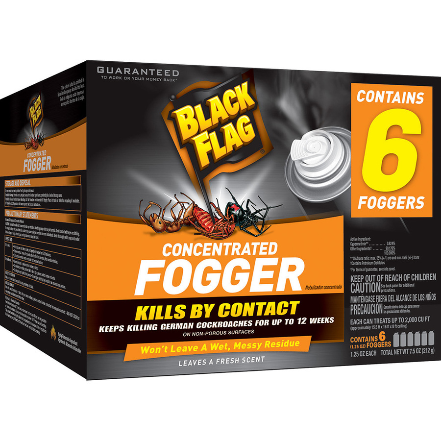 BLACK FLAG 6 Pack 1.25 oz Concentrated Fogger