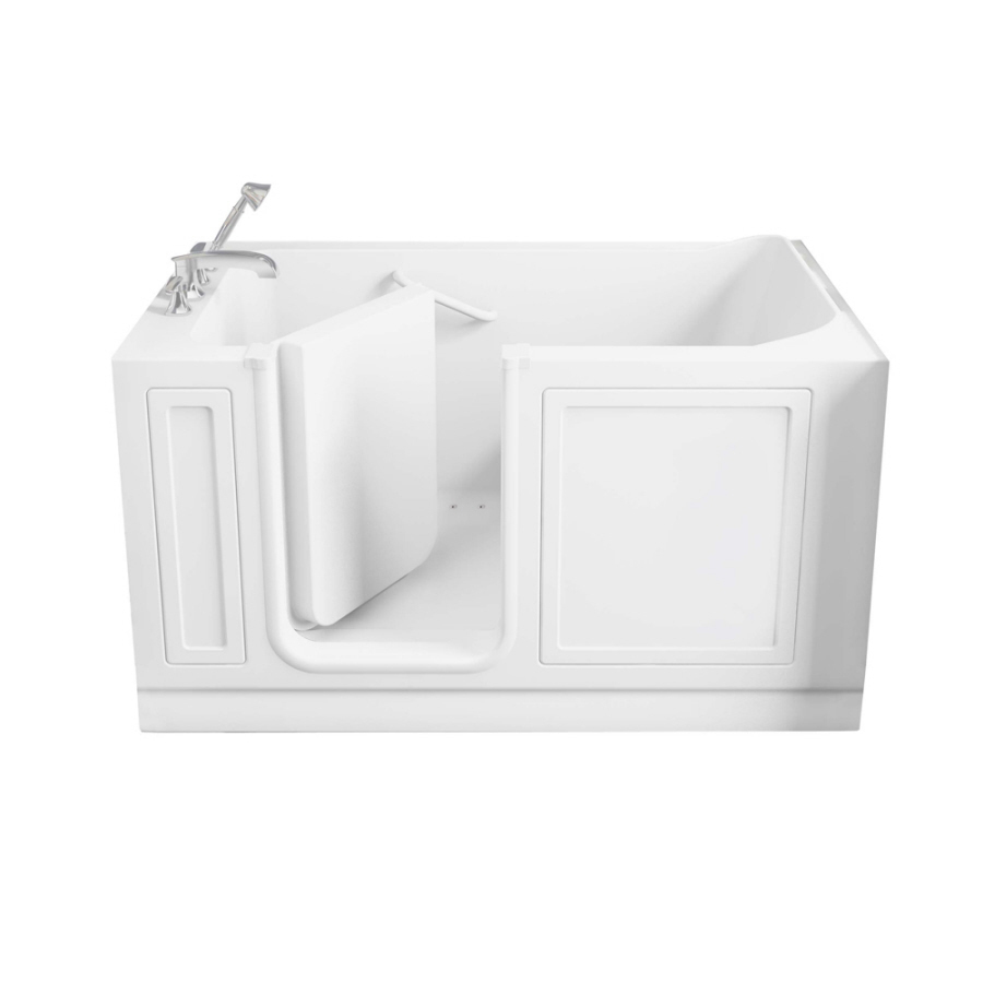 American Standard Walk In Baths 59 in L x 32 in W x 37 in H White Acrylic Rectangular Walk In Air Bath