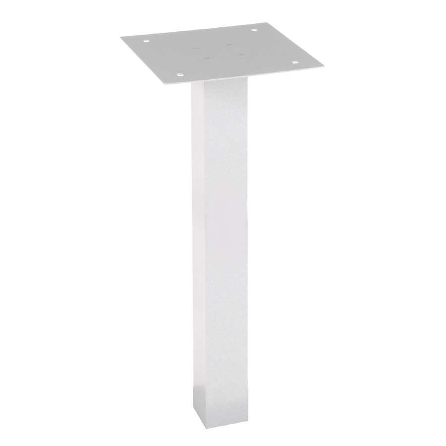 dVault White Aluminum Mailbox Post