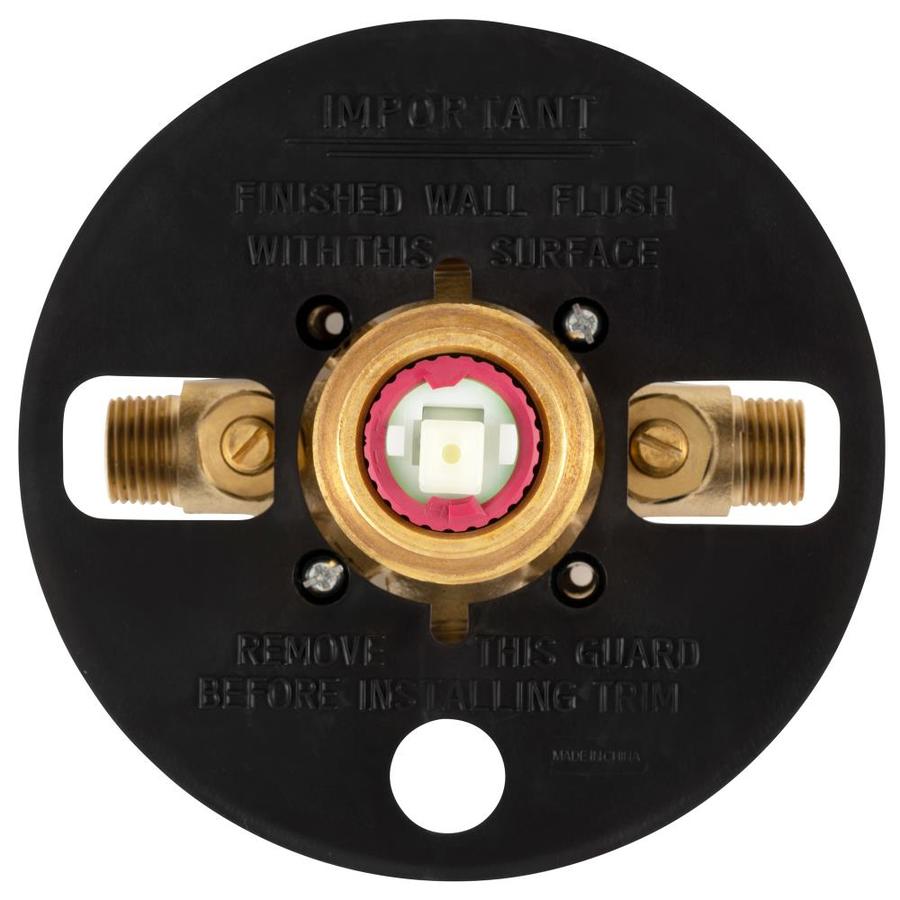 Pulse Tru Temp 1 2 In Id Mnpt Mnpt Brass Pressure Balancing Valve In The Tub Shower Valves Department At Lowes Com
