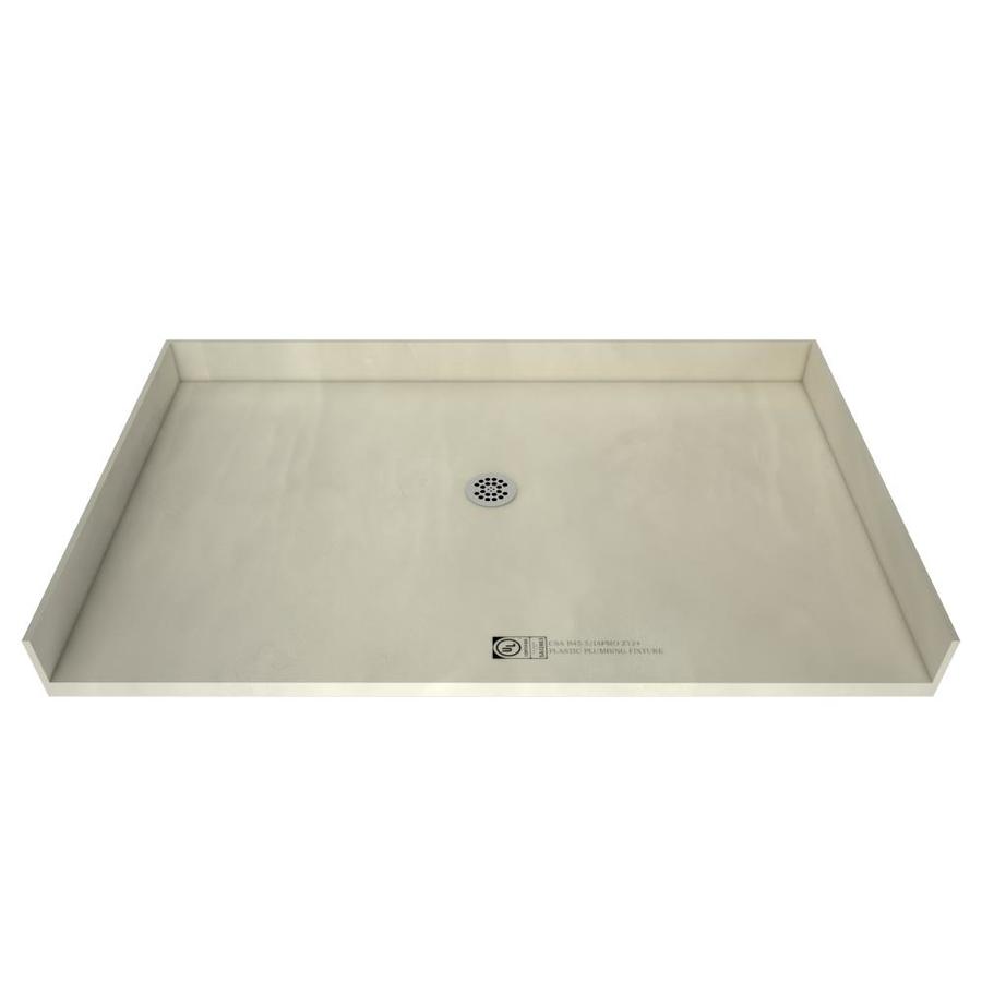 Tile Ready 42 in L x 40 in W Made for Tile Fiberglass/Plastic Composite Shower Base (Drain Included)