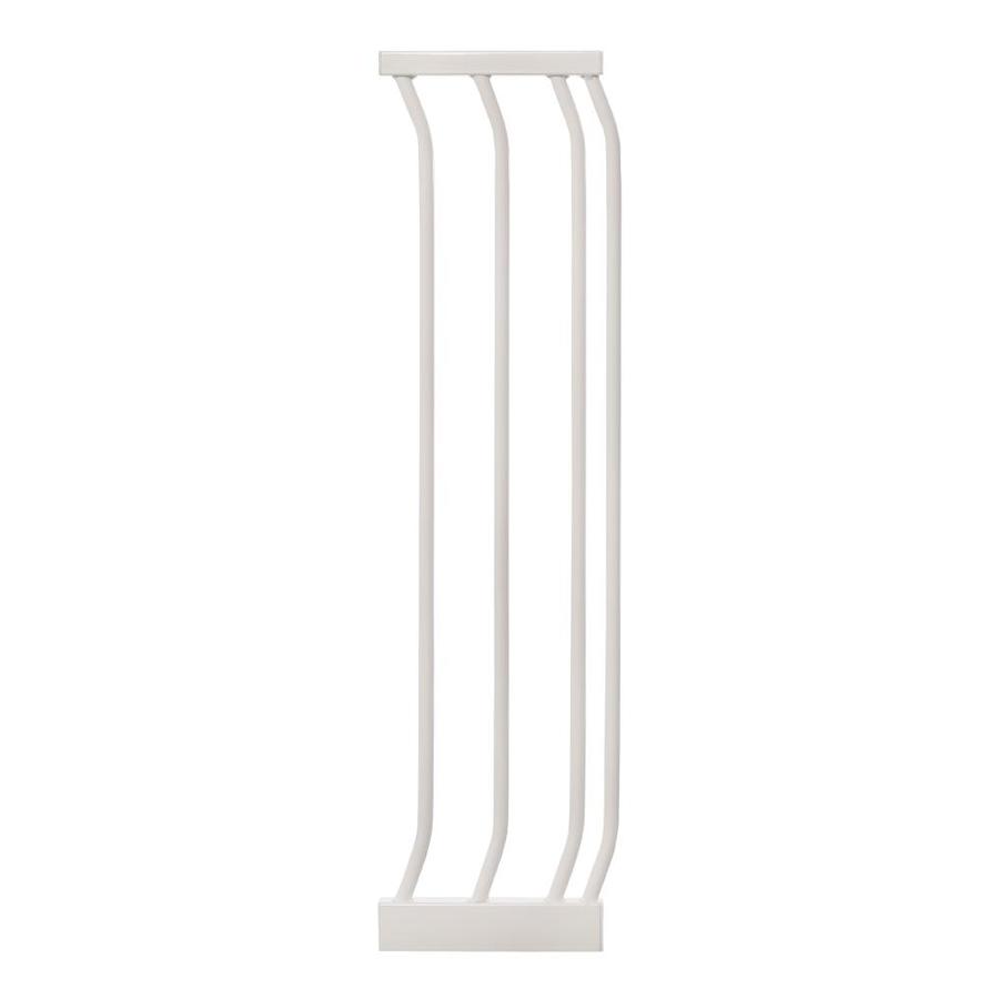 Dreambaby Chelsea Auto Close 7 in x 29.5 in White Metal Child Safety Gate
