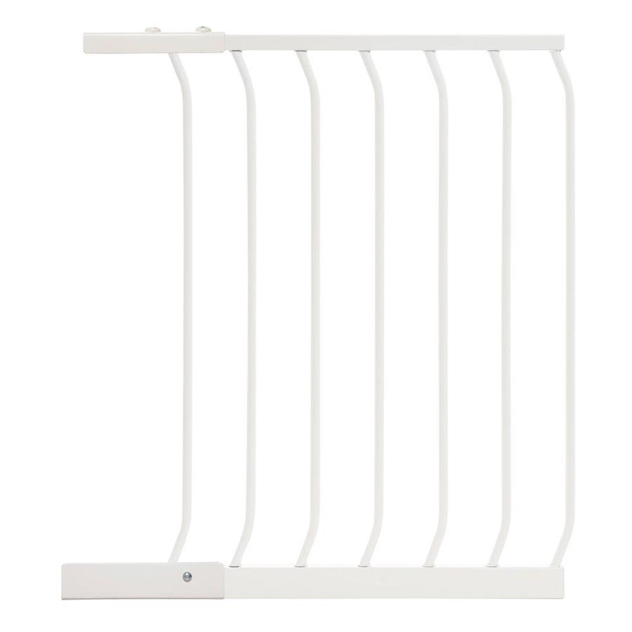 Dreambaby Chelsea Auto Close 21 in x 29.5 in White Metal Child Safety Gate