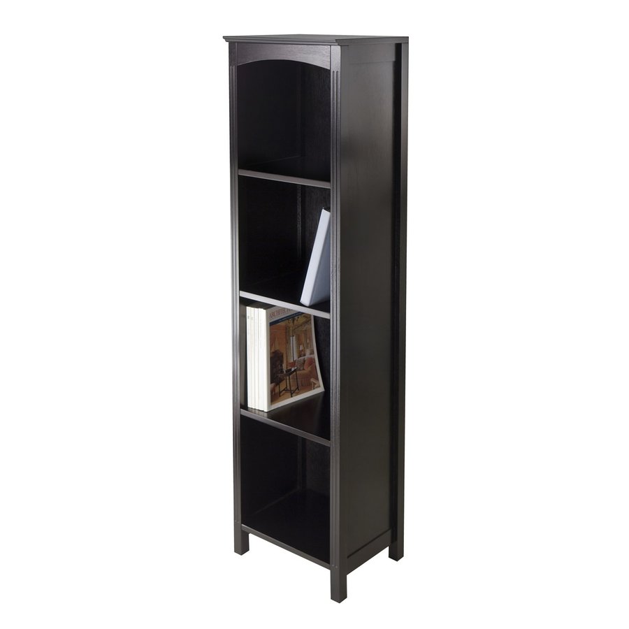 Winsome Wood Terrace Espresso 56 in 4 Shelf Bookcase