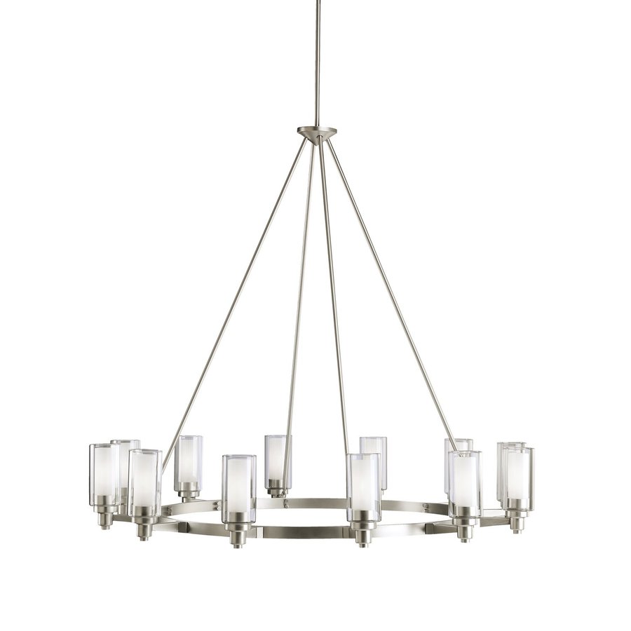 Kichler Lighting Circolo 12 Light Brushed Nickel Chandelier